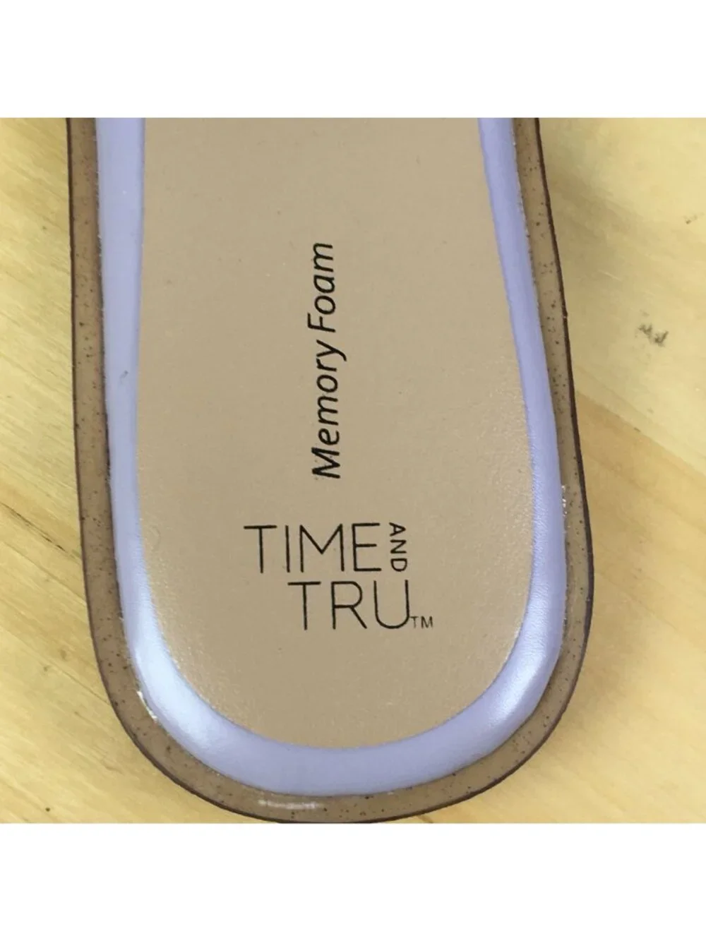 Time & Tru  Lavender Slide Sandals NEW Womens Size 11